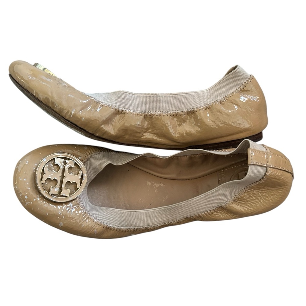 Tory Burch Tan Ballet Flats - Picture 2 of 5